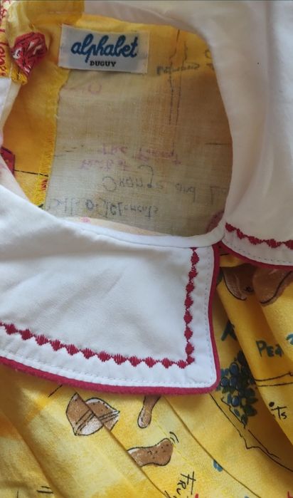 Французское платьице с воротничком