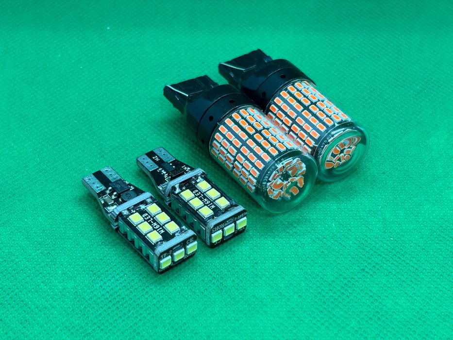 Светодиодная led лампа  P21W T20 7473 W21W продается  1м лотом 450 грн