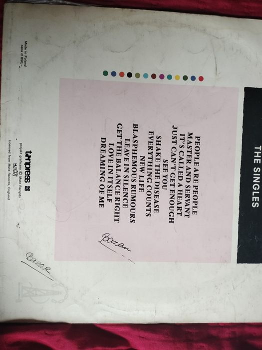 Depeche mode the singles 81-85 płyta winylowa