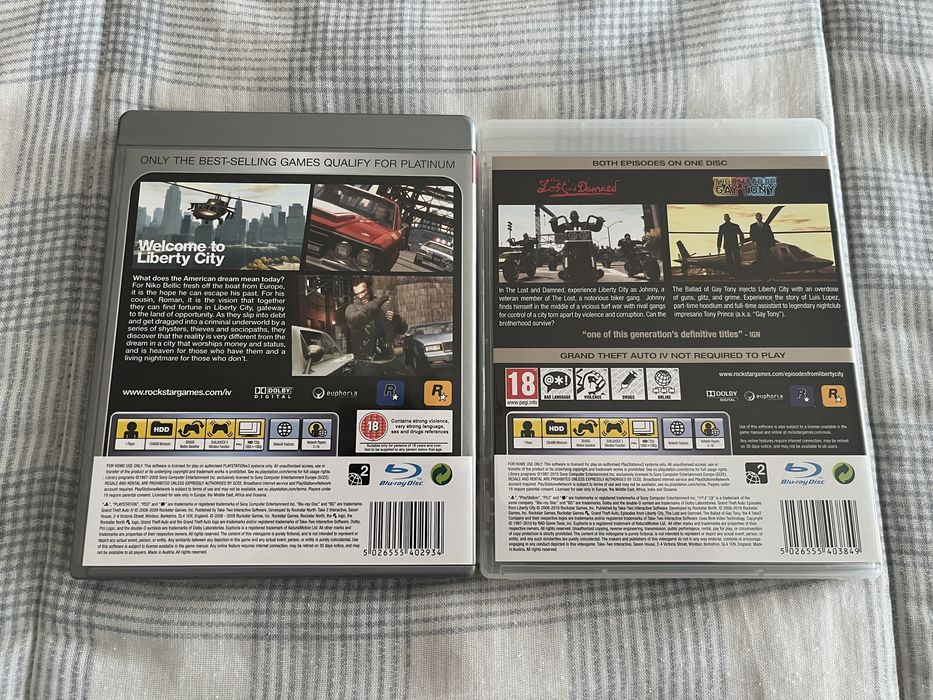 Conjunto GTA IV + GTA Episodes From Liberty City PS3 + Ofertas