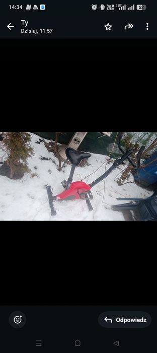 Rower stacjonarny treningowy