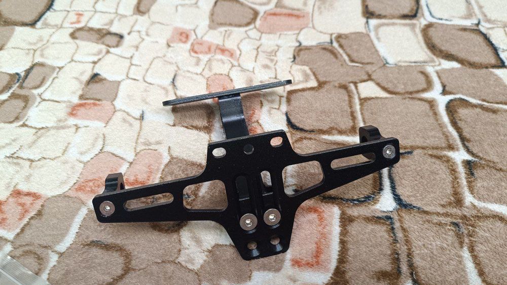 Тримач номера кріплення мотоцикла з місцем під поворотники CNC рамка