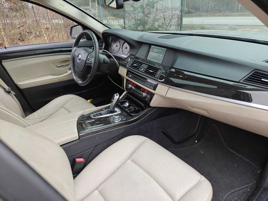 2012r. BMW 528i 2.0 250 koni F10 SPRAWNA NA MIEJSCU po opłatach