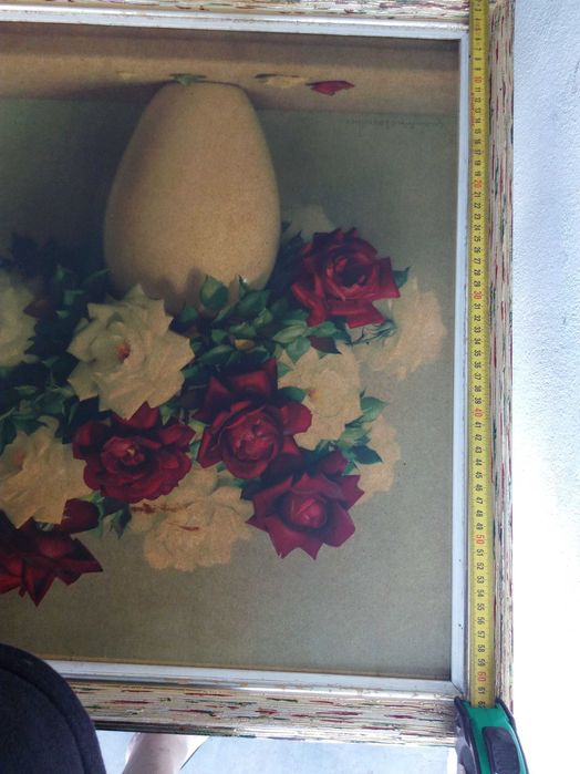 Quadro decorativo com mais de 50 anos em excelente medidas nas fotos.