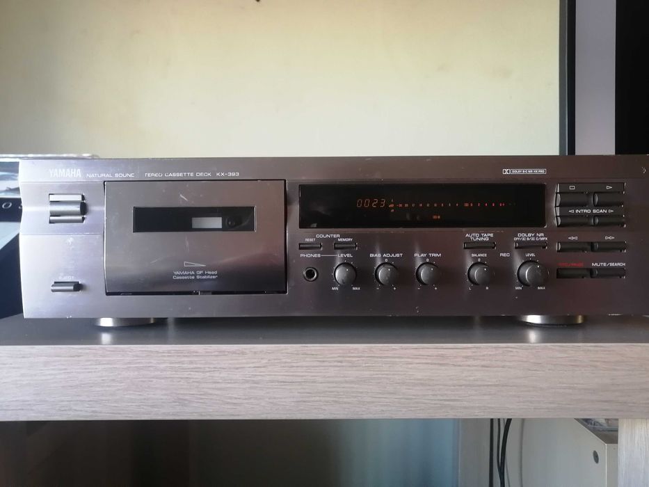 Leitor / Gravador Cassetes Yamaha KX 393 Vintage
