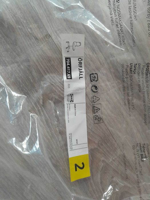 Oparcie Ikea Orfjall Vissle różowe