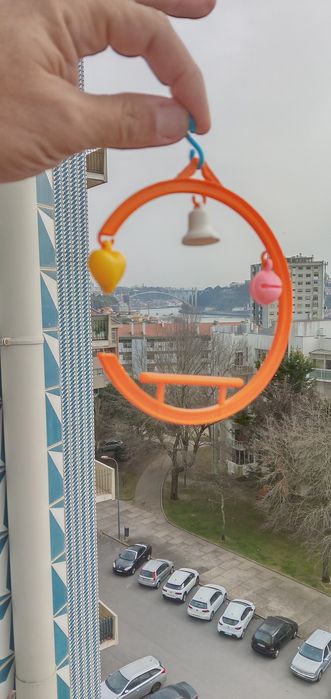 Para a frente!Para tras!-Baloiço lindo P/Gaiola Ave3E-Alpista2Edesde2E