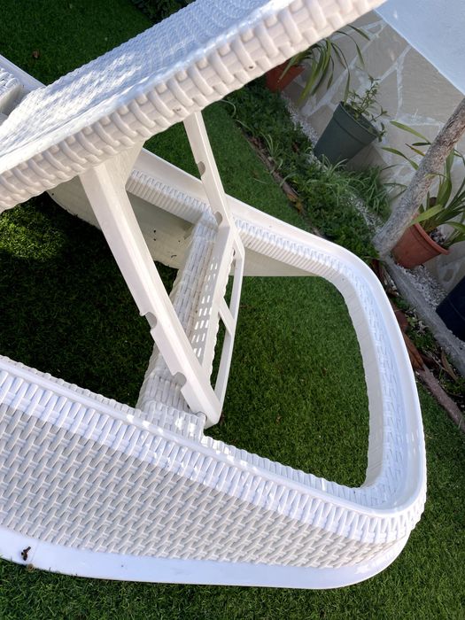 Espreguiçadeira, móveis de jardim,