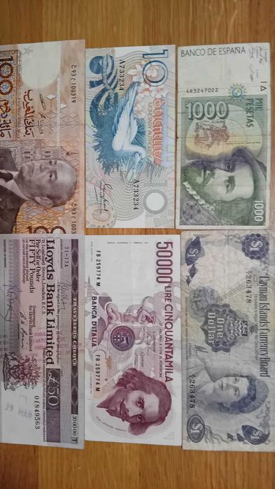 Sprzedam banknoty z różne