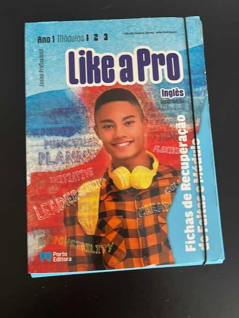 Conjunto Pedagógico - Inglês - Profissional - "like a Pro" - (M:1/2/3)
