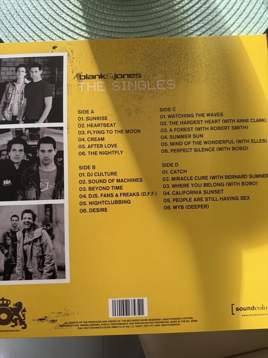 Blank Jones - The Singles - 2 Czarne Vinyl LP