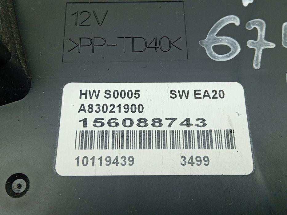 Botão / interruptor do AC ALFA ROMEO Mito (955_)