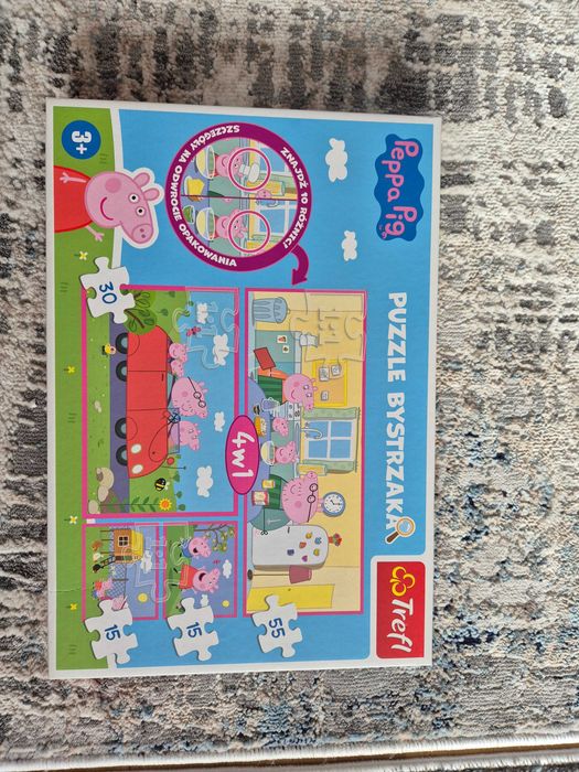 Puzzle Peppa 4 obrazki