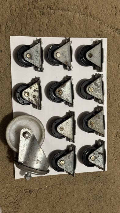 Продам колесики колеса-для тележки,мебельные с креплениями