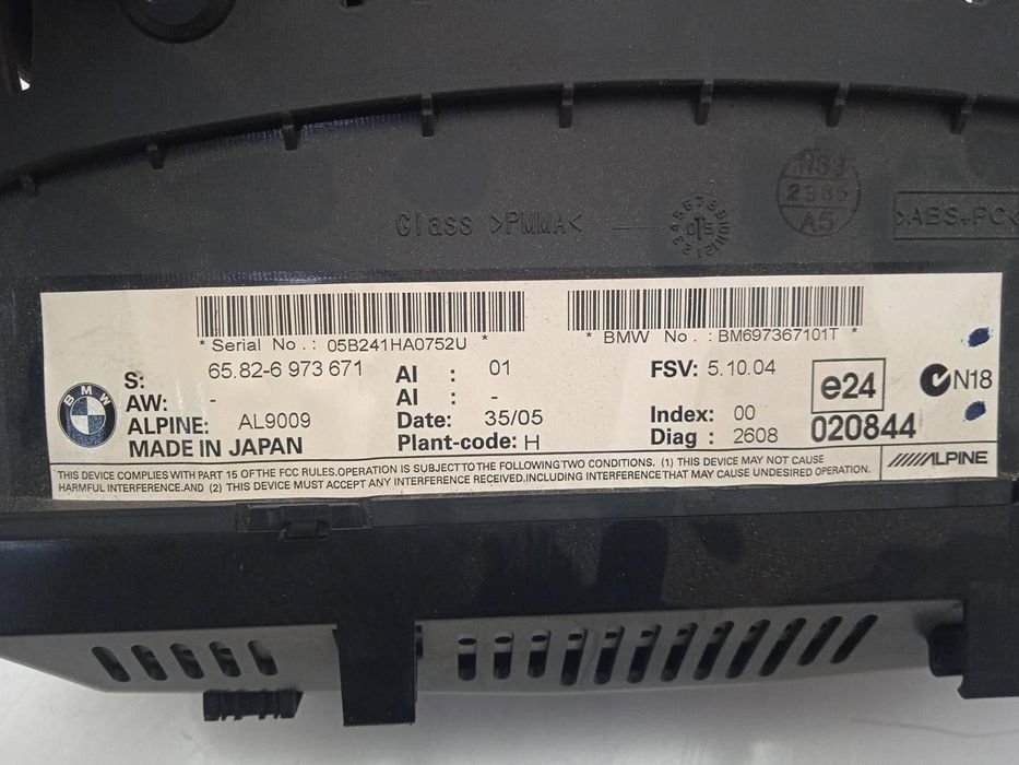 ECRÃ MULTIFUNÇÕES BMW 3 2004