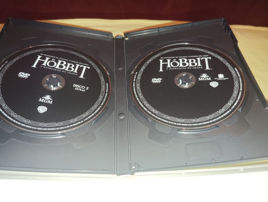 DVDs Filmes Juvenis Hobbit Duplos Usados