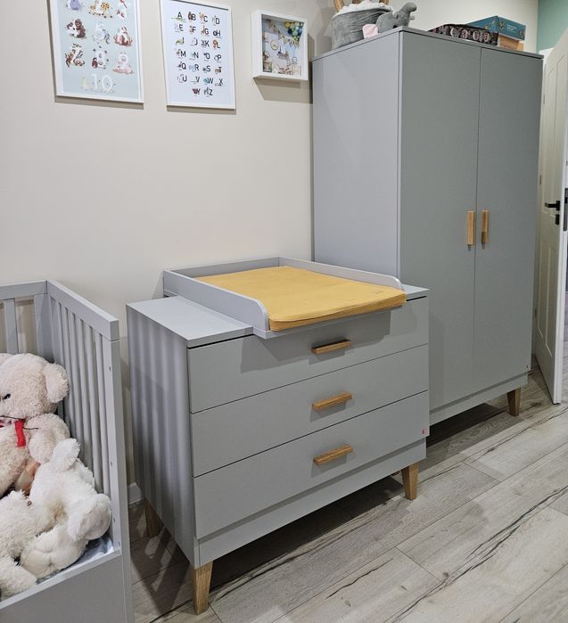 Przewijak VOX Lounge szary + VOX materacyk