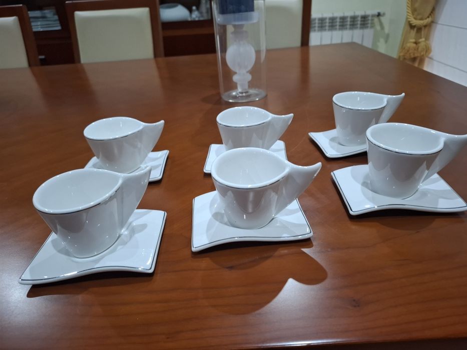 Conjunto de chávenas de cafe