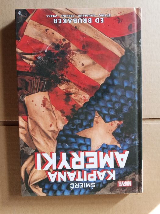 Marvel Śmierć Kapitana Ameryki nowy folia