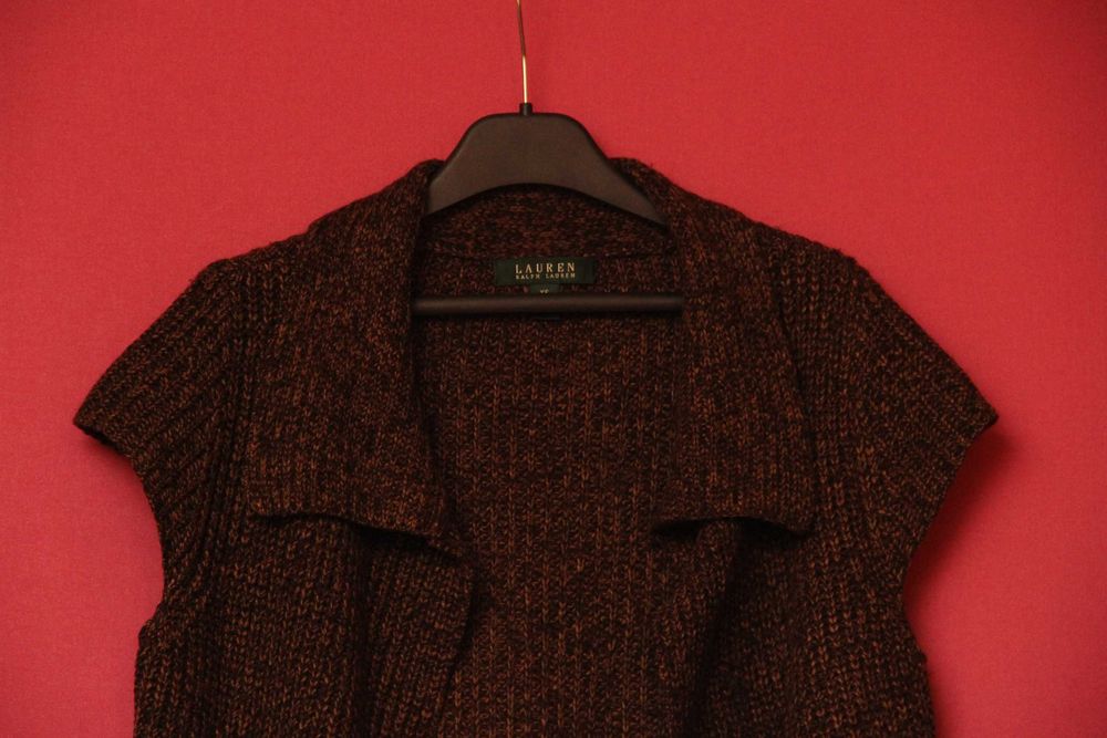 Polo Ralph Lauren S-M накидка из шёлка и кашемира