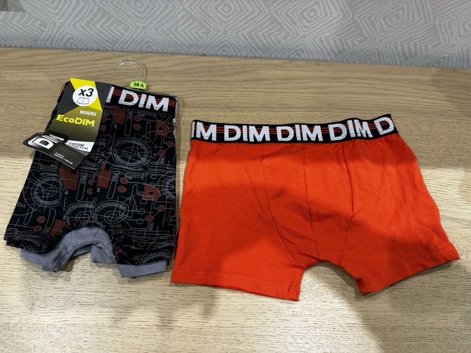 Dim труси боксери на 10 років нові якісні 3 пари 140 см котон еластан