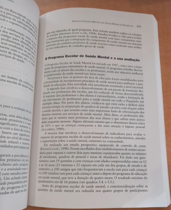 Perturbações Mentais Comuns nos Cuidados  Primários