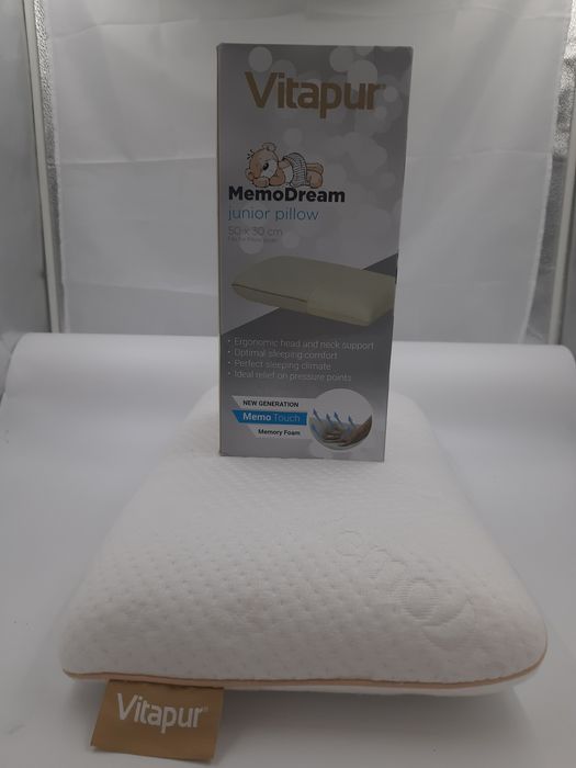 VITAPUR DZIECIĘCA poduszka ortopedyczna  50x30 cm  FOAM PIANKA PAMIĘCI