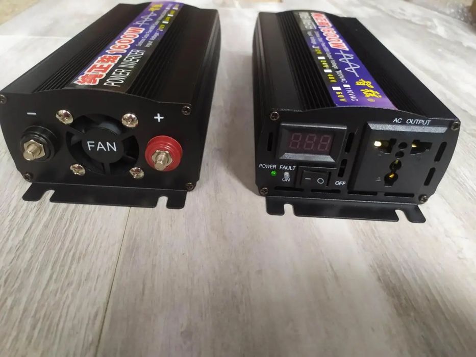 Инвертор переобразователь 1600 w 12V-220V Чистый синус