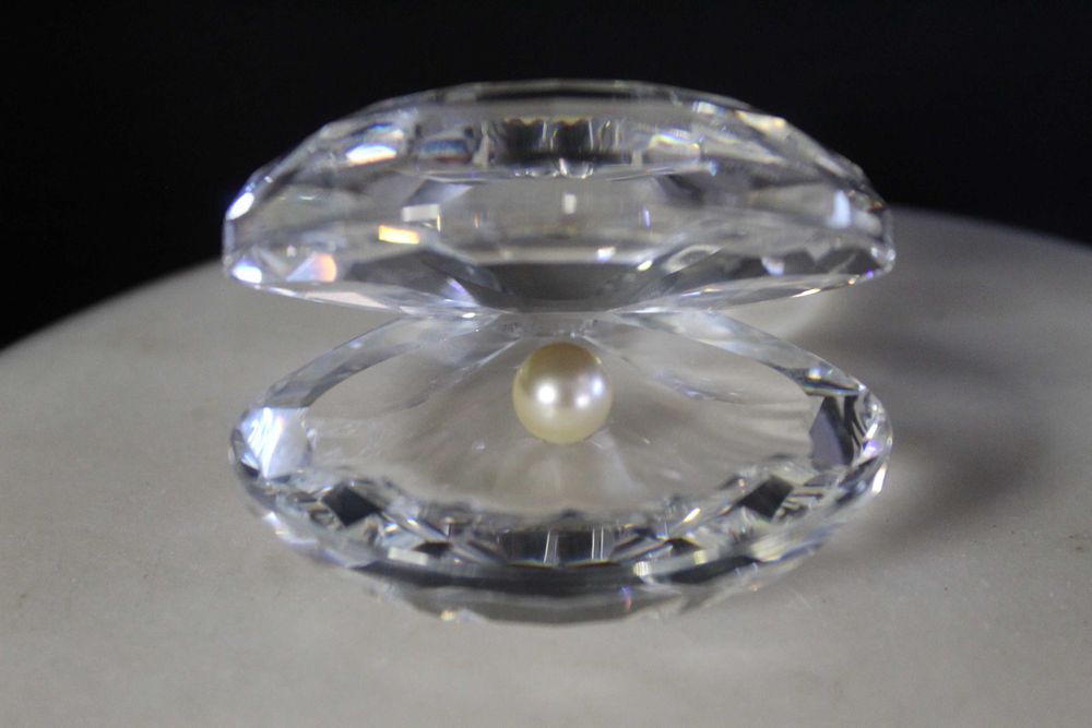 Figura de coleção Concha com Pérola da Swarovski (artigo 014389)