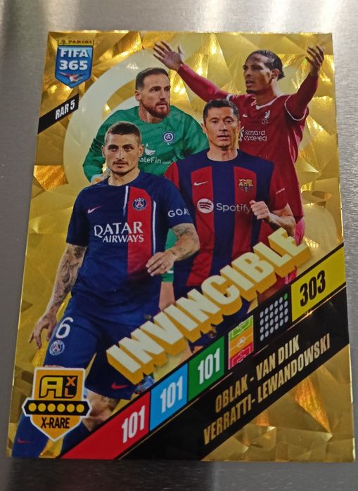 Karta INVINCIBLE RAR5 fifa 365
