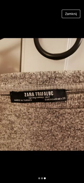 Bluzka Zara szerokie rękawy