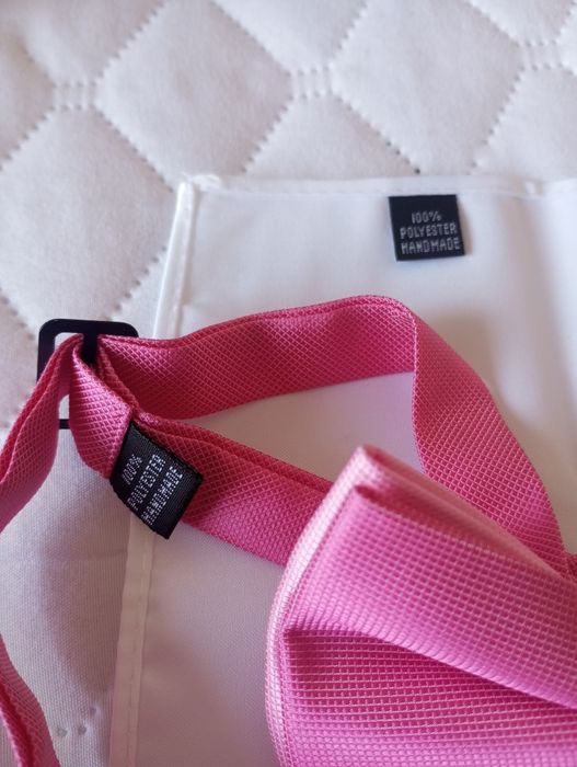 Mucha ślubna z poszetką