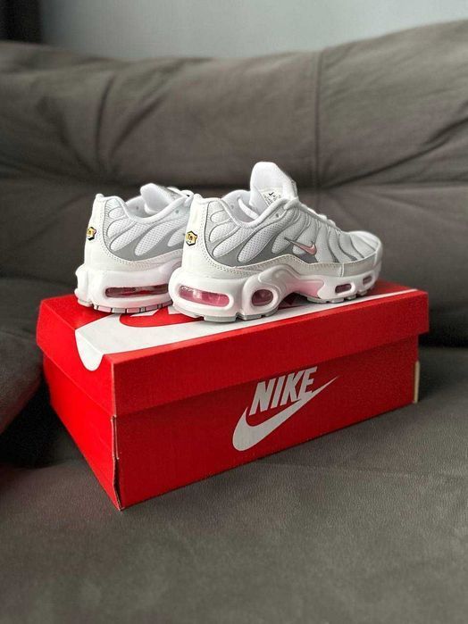 Кросівки Nike Air Max TN Plus White/Gre/Pink premium