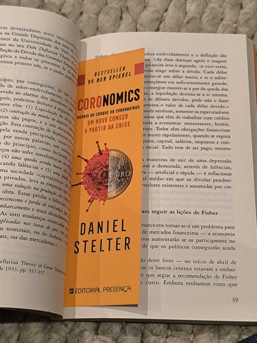 Livro "Coronomics - Depois do choque do coronavírus..." Daniel Stelter