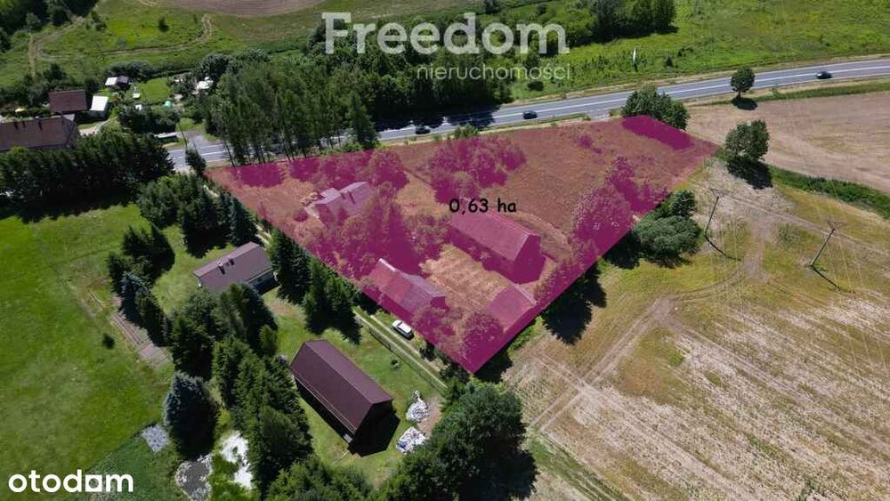 Siedlisko z domem  Podlejki duża działka