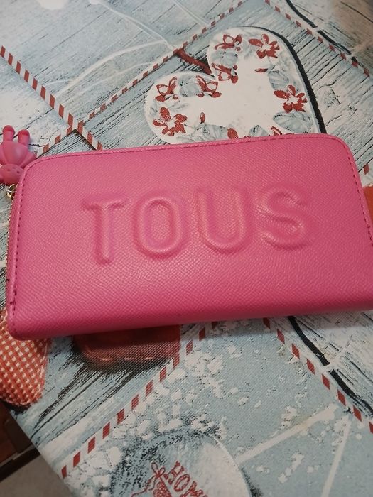 Carteira rosa de senhora