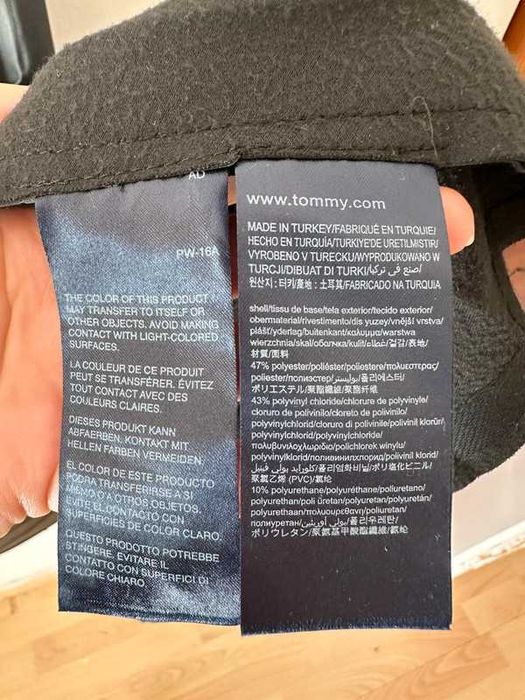 Spódnica Tommy Hilfiger ze skajki