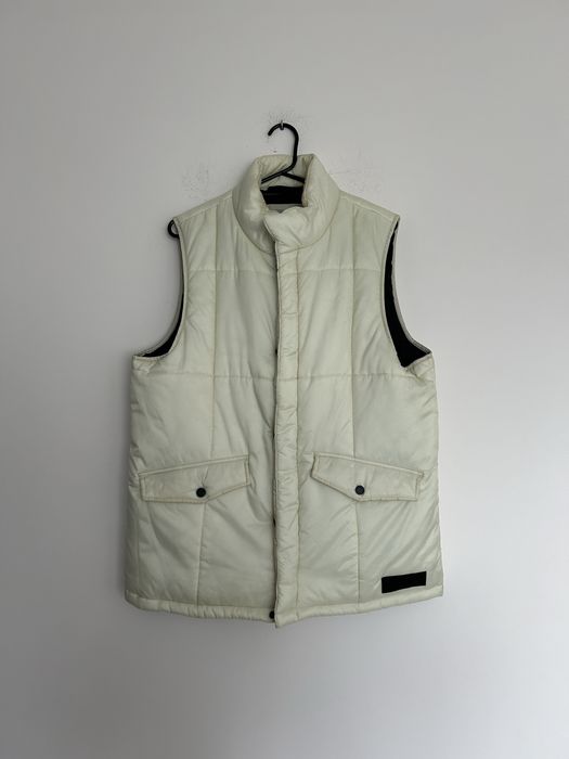 bezrękawnik kamizelka topman ecru beżowa kremowa L