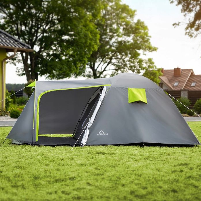 Namiot TURYSTYCZNY 4 os Rodzinny KEMPINGOWY Iglo Wodoodporny 225 cm