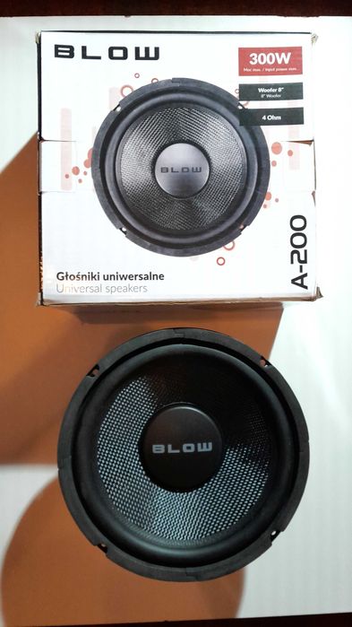 Głośnik niskotonowy 8'' 300W 4Ohm