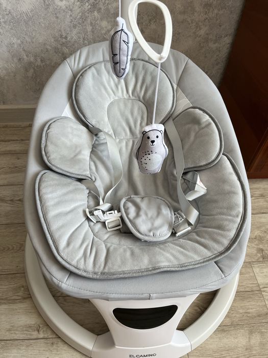 Заколисуючий центр-шезлонг SOUL ME 1175 Light Gray