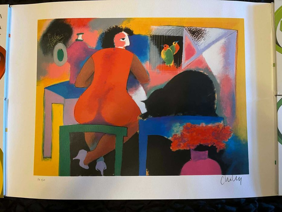 Serigrafia Casa de D.ª Modista de Ser Cor de Rosa - Roberto Chichorro