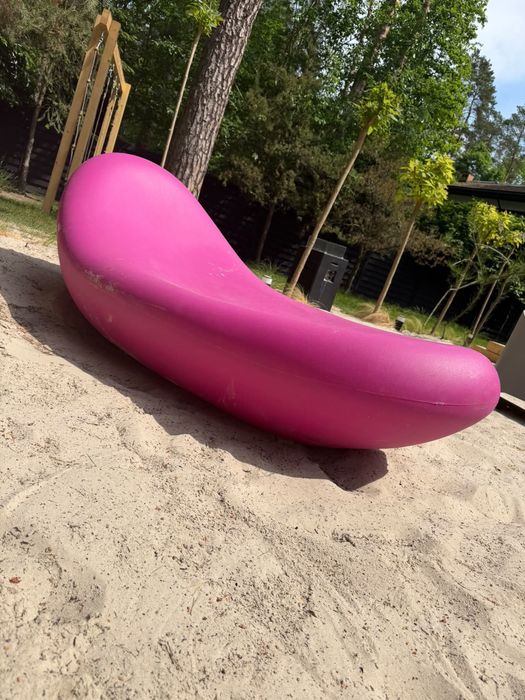 Designerski lezak ogrodowy kanapa