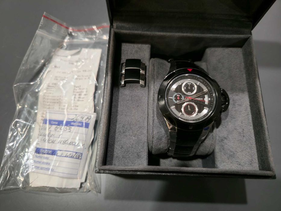 Zegarek Aztorin Sport Chronograf Stal Szlachetna Szafir