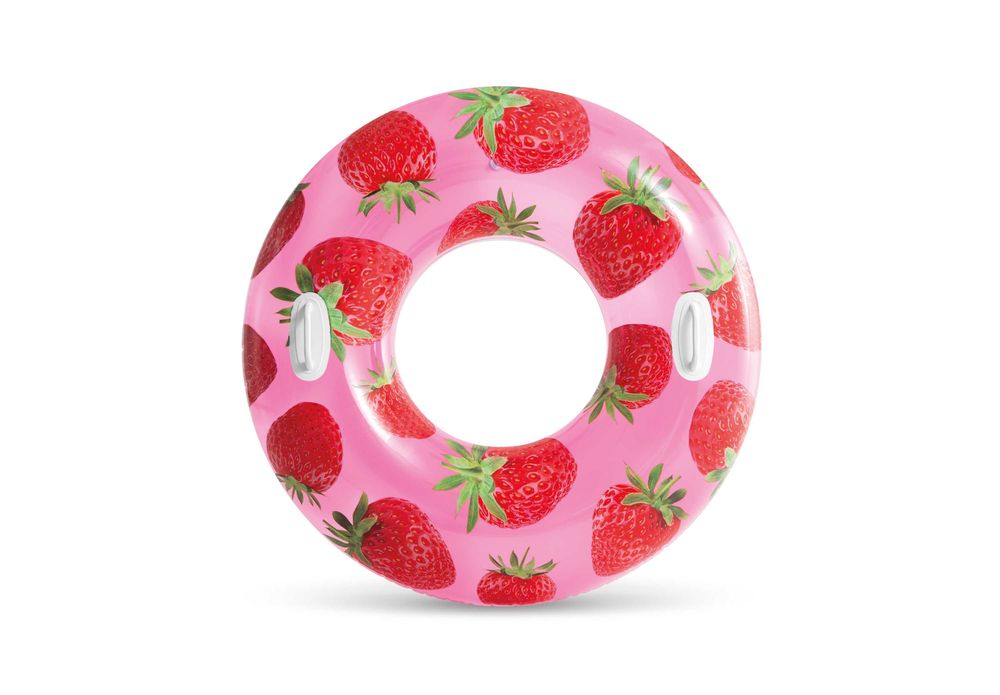 Duże Koło do Pływania Intex 107 cm Rączki Basenowe