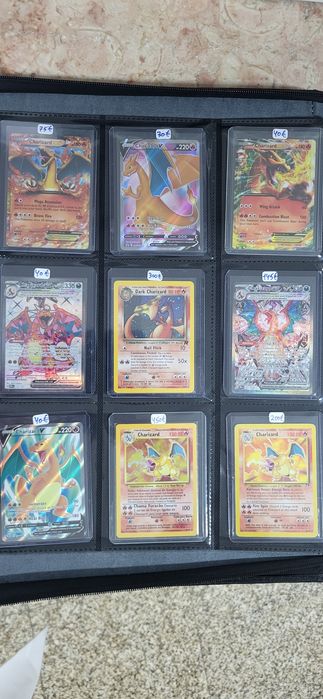 Pokémon Charizards GX V EX VStar Radiant Vmax base set