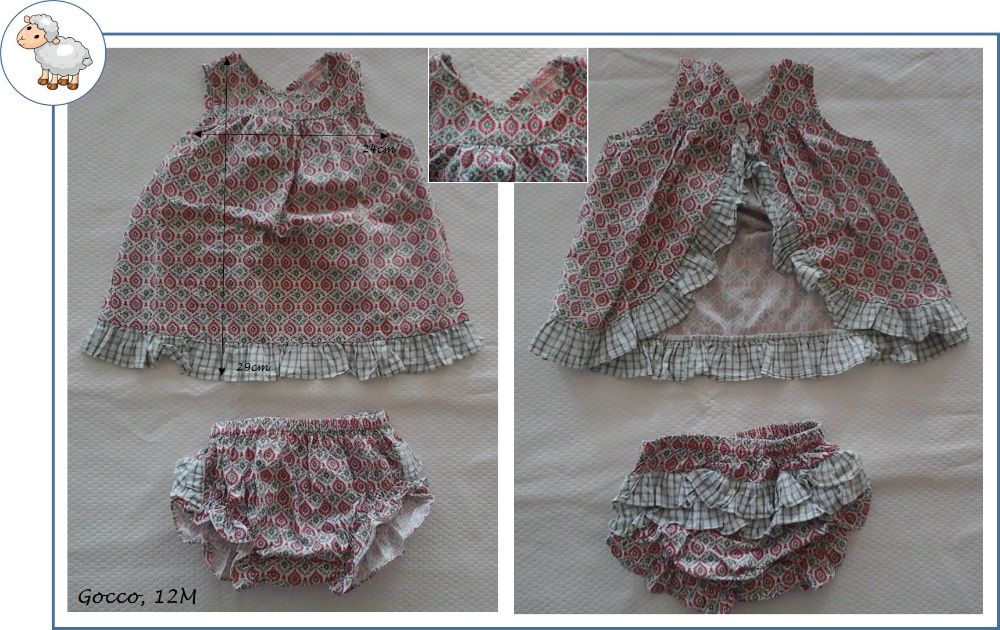 0-12Meses Menina Primavera/Verão - calções e conjuntos