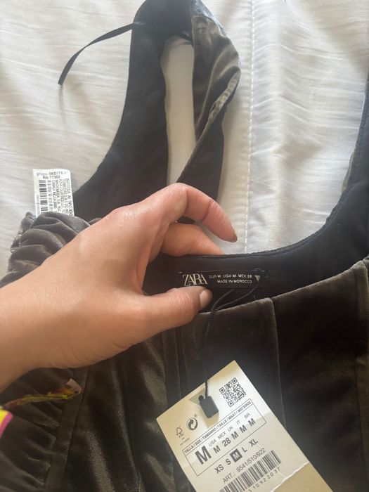Top Veludo Zara