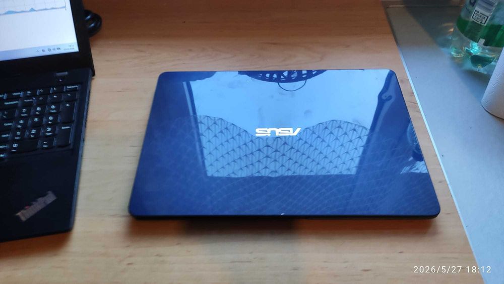 Laptop Asus Niebieski mozny do grania z grafika geforce i  roczna gwarancja
