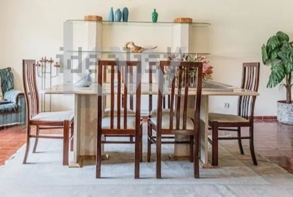 Mesa de Mármore 2m x 1m, (oferta de cadeiras).